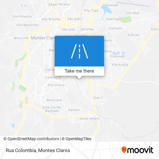 Rua Colombia map