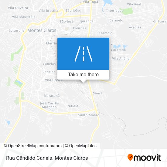 Rua Cândido Canela map