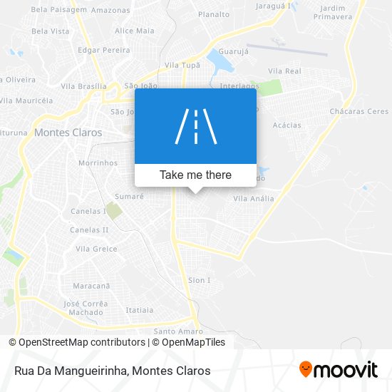 Mapa Rua Da Mangueirinha