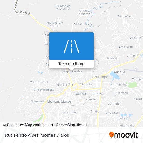 Rua Felício Alves map