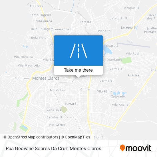 Rua Geovane Soares Da Cruz map