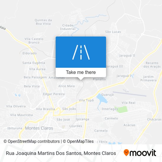 Rua Joaquina Martins Dos Santos map