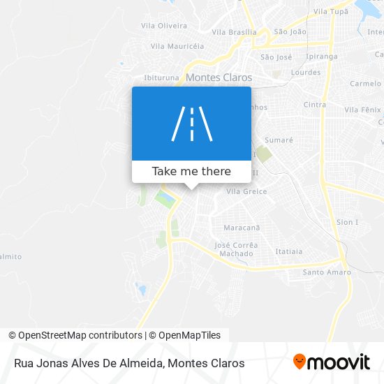 Rua Jonas Alves De Almeida map