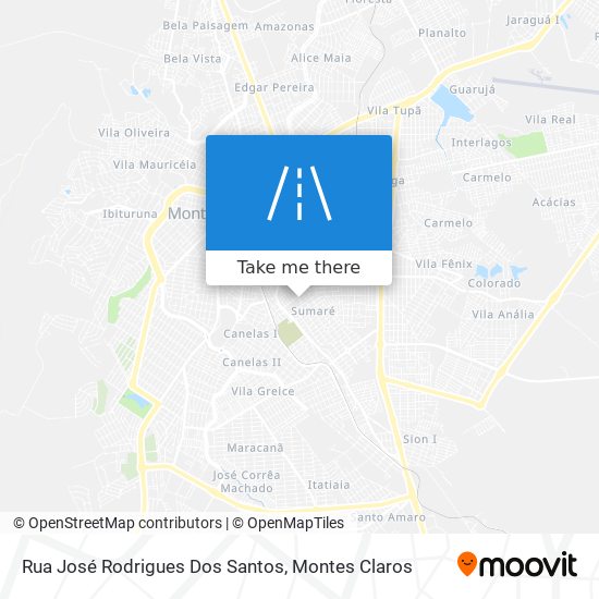 Mapa Rua José Rodrigues Dos Santos