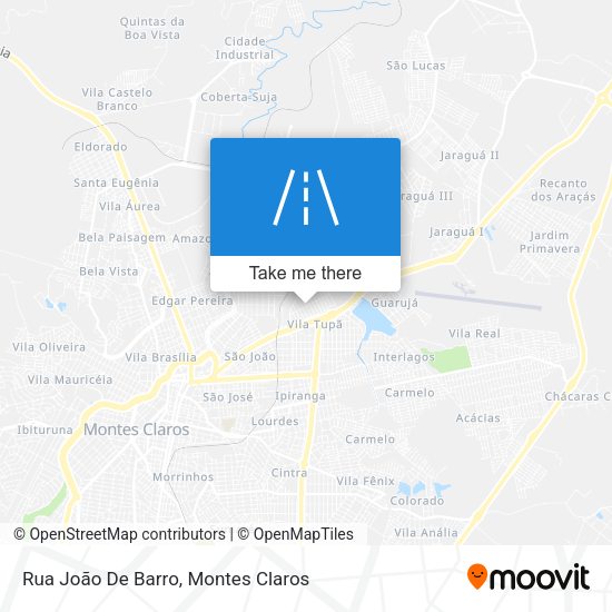 Rua João De Barro map