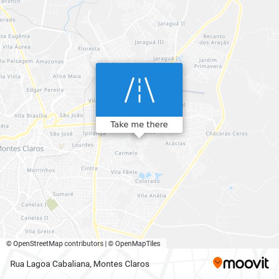 Rua Lagoa Cabaliana map