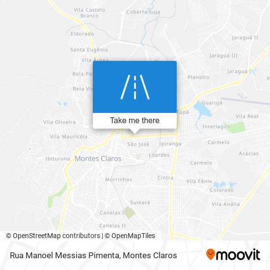 Rua Manoel Messias Pimenta map