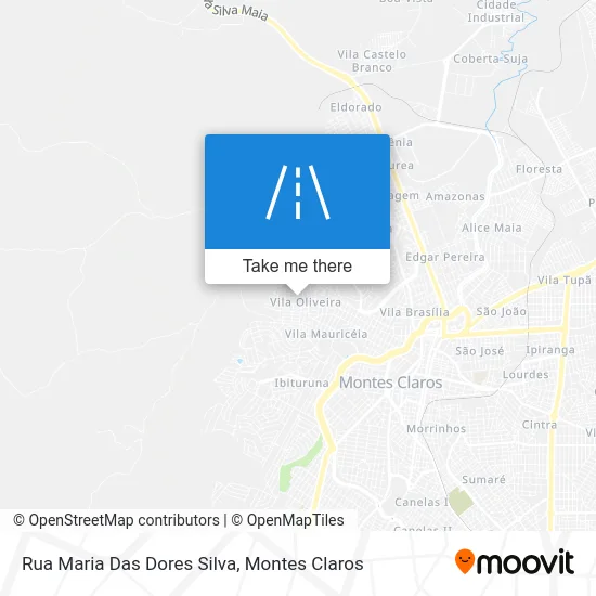Rua Maria Das Dores Silva map