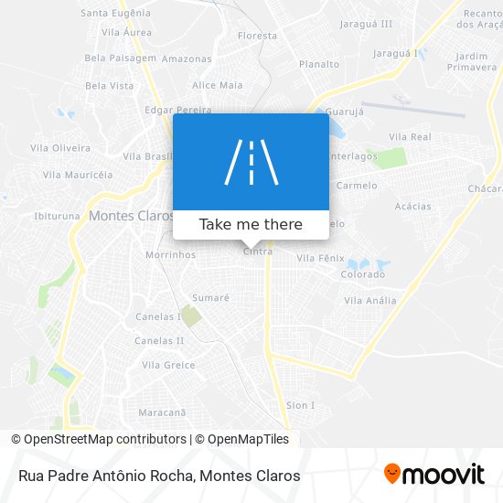 Mapa Rua Padre Antônio Rocha