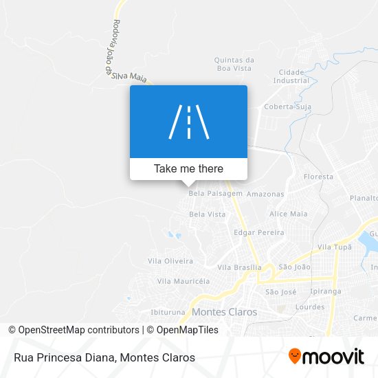Rua Princesa Diana map