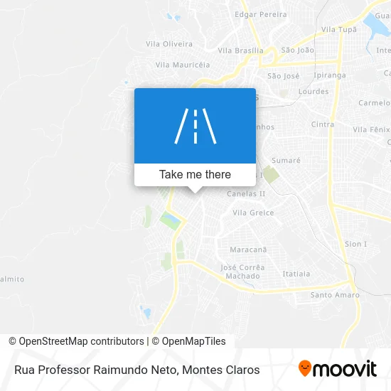 Rua Professor Raimundo Neto map