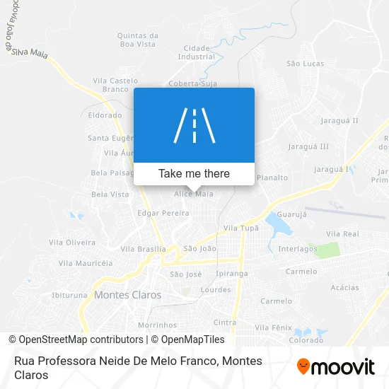 Rua Professora Neide De Melo Franco map