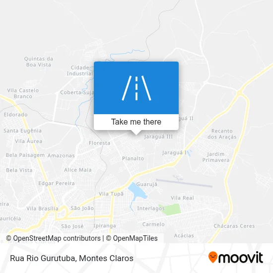 Rua Rio Gurutuba map