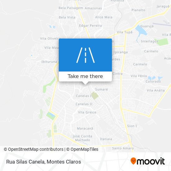 Rua Silas Canela map