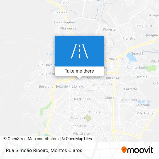 Rua Simeão Ribeiro map