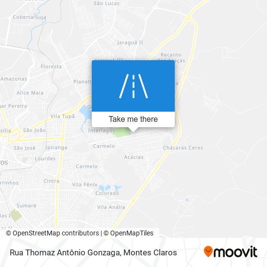 Rua Thomaz Antônio Gonzaga map