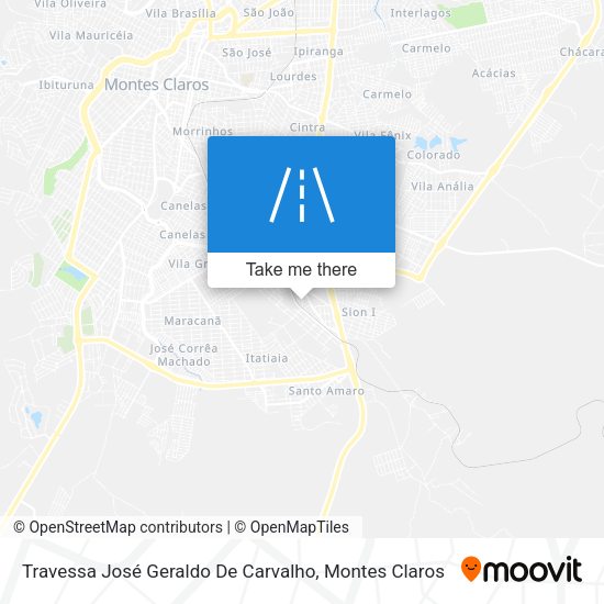 Travessa José Geraldo De Carvalho map