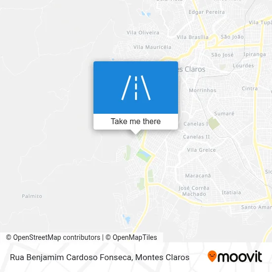 Rua Benjamim Cardoso Fonseca map