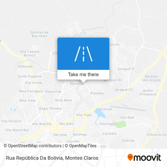 Rua República Da Bolívia map