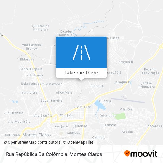 Rua República Da Colômbia map