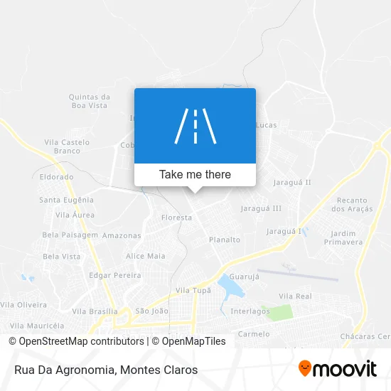 Rua Da Agronomia map