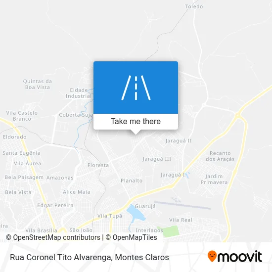 Rua Coronel Tito Alvarenga map