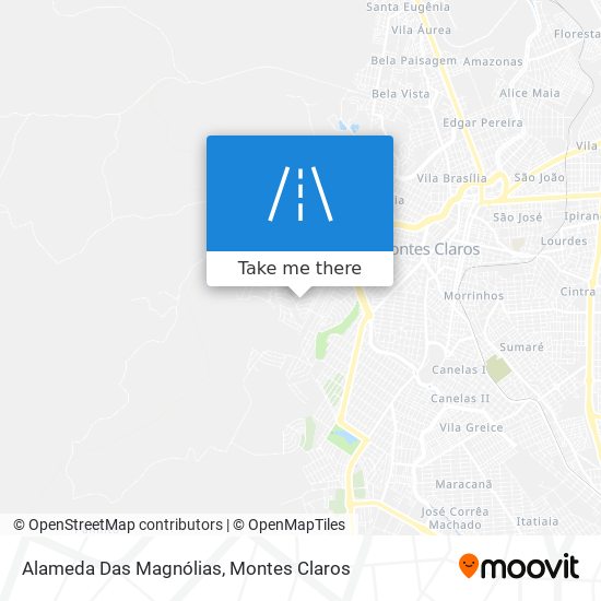 Mapa Alameda Das Magnólias