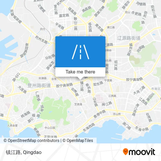 镇江路 map