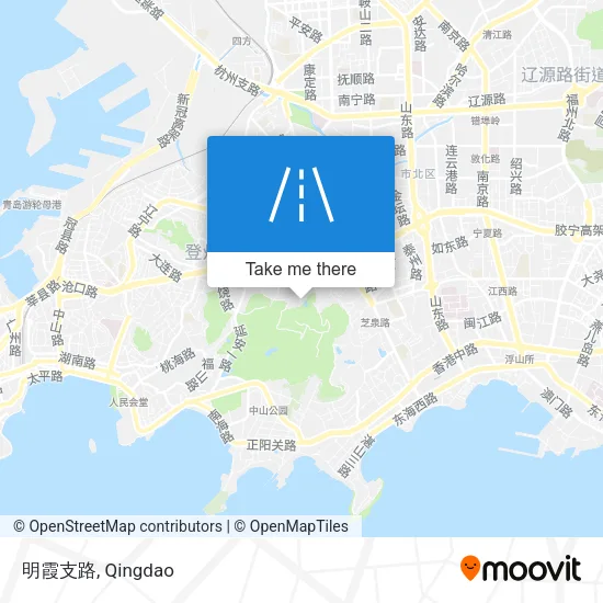明霞支路 map