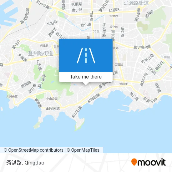 秀湛路 map