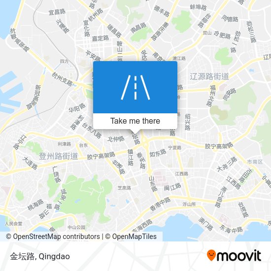 金坛路 map
