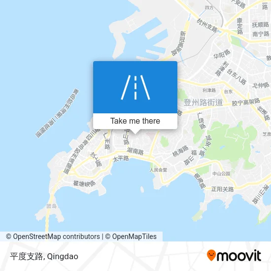 平度支路 map