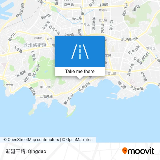 新湛三路 map
