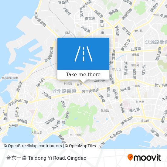 台东一路 Taidong Yi Road map