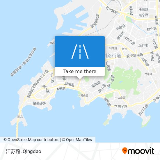 江苏路 map