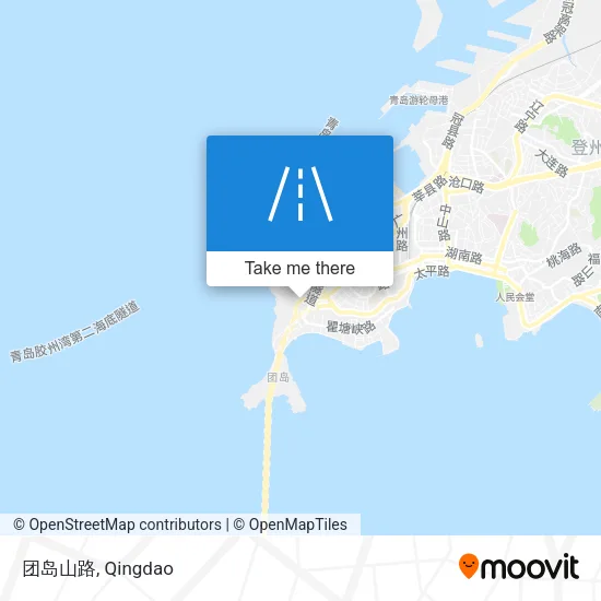 团岛山路 map