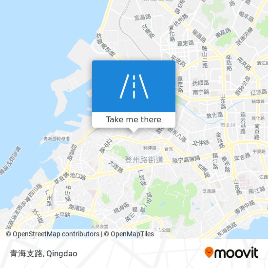 青海支路 map