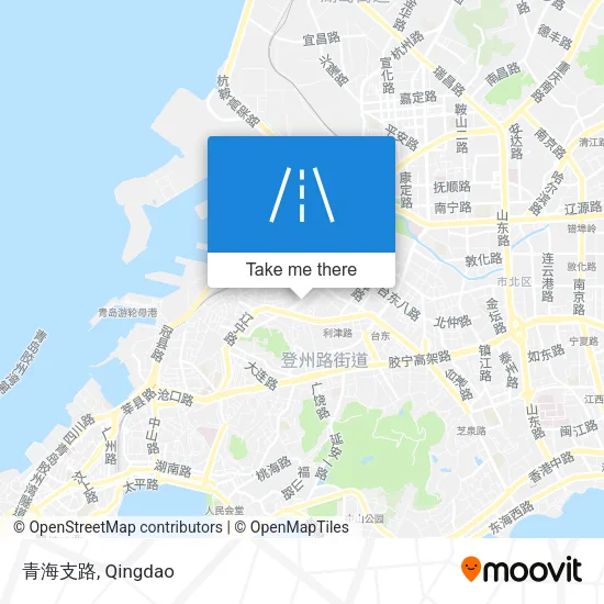 青海支路 map