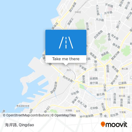 海岸路 map