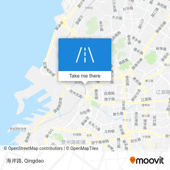 海岸路 map