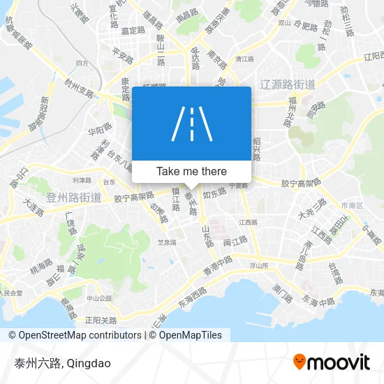 泰州六路 map
