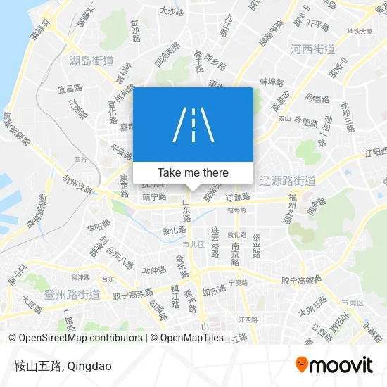 鞍山五路 map