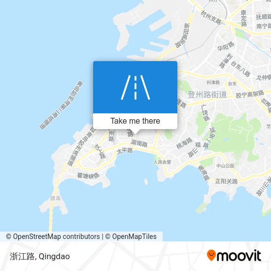 浙江路 map
