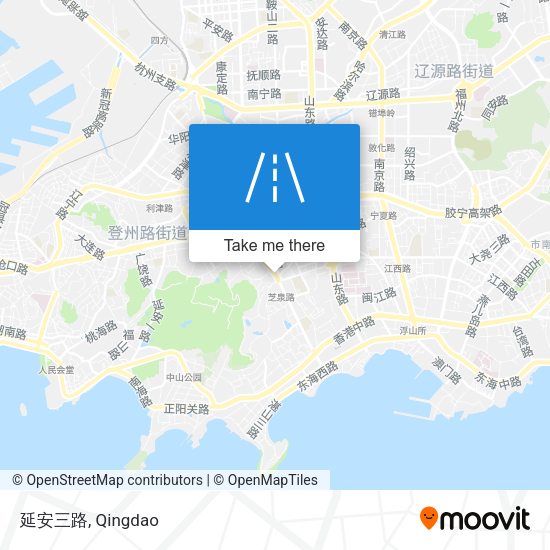 延安三路 map