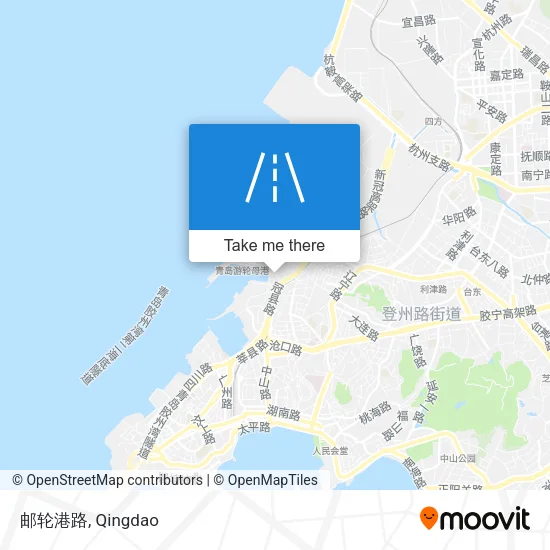 邮轮港路 map