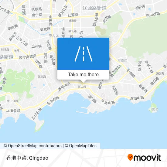 香港中路 map