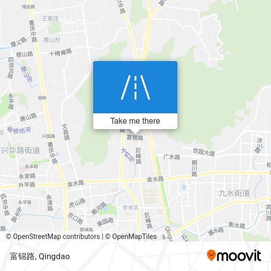 富锦路 map