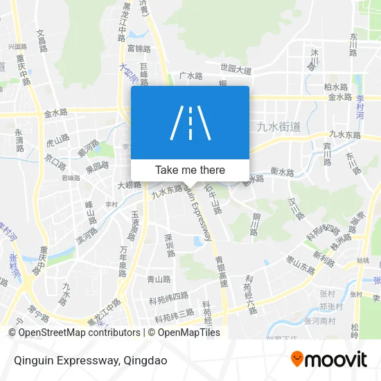 Qinguin Expressway map
