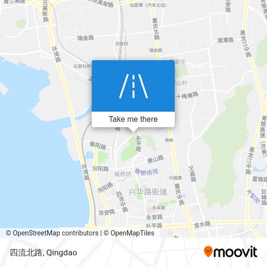 四流北路 map