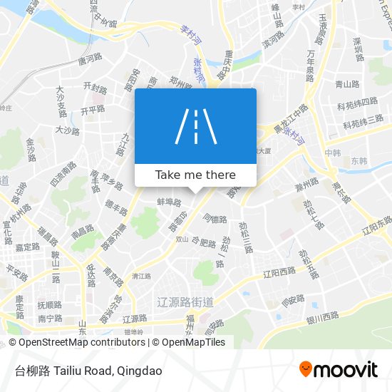 台柳路 Tailiu Road map